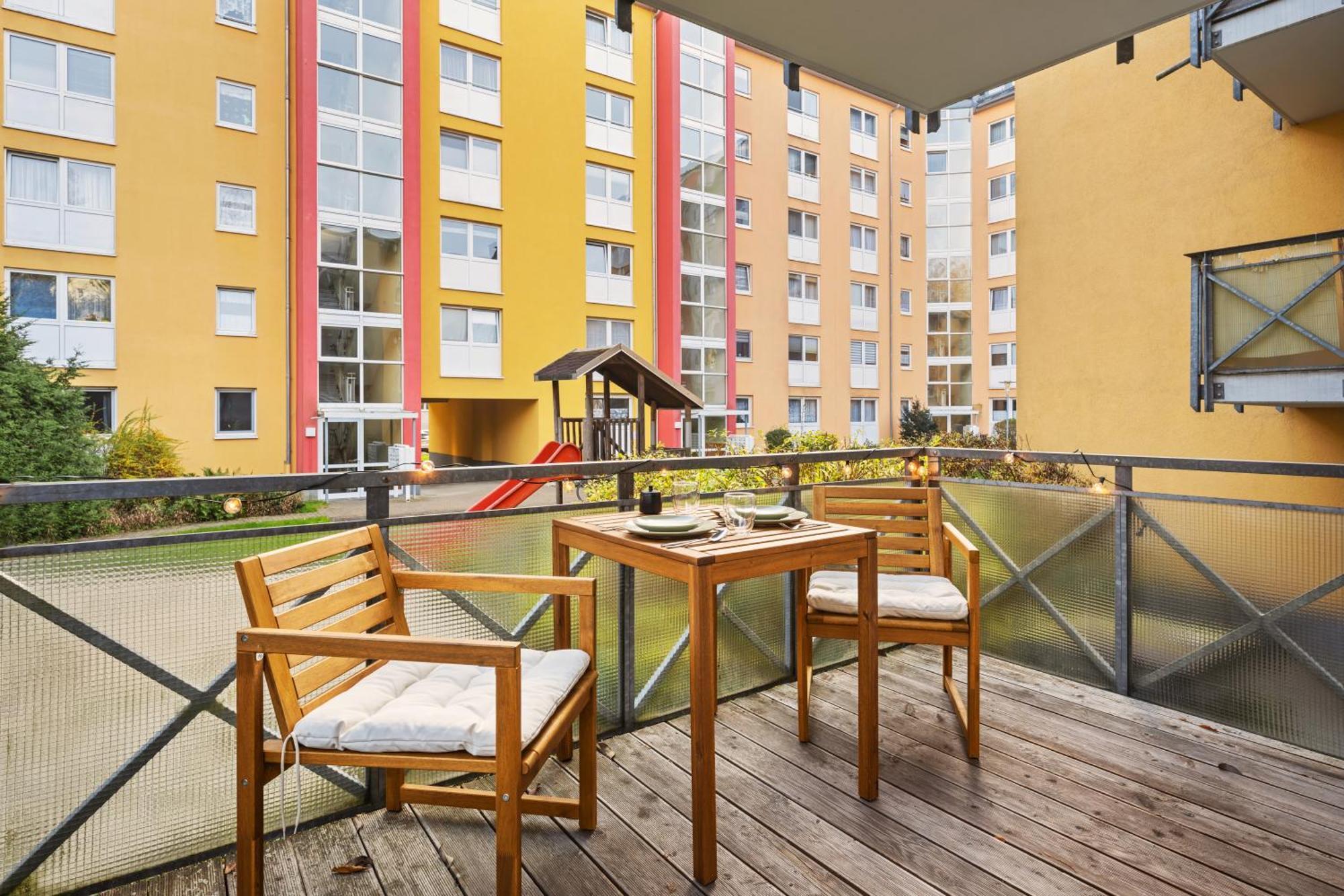 Edler Wohnraum Disney Marvel Studio Mit Balkon, Boxspringbett, Kaffeevollautomat, Lift & Parkplatz Chemnitz Eksteriør billede